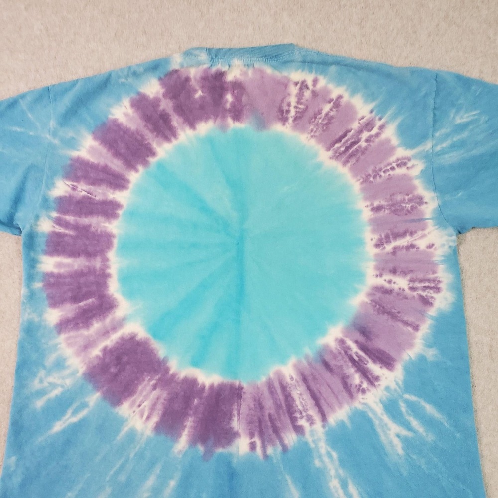 Grateful Dead Shirt Mens XL Blue Purple Tie Dye Fall Tour '89 Liquid Blue Band - Picture 7 of 11